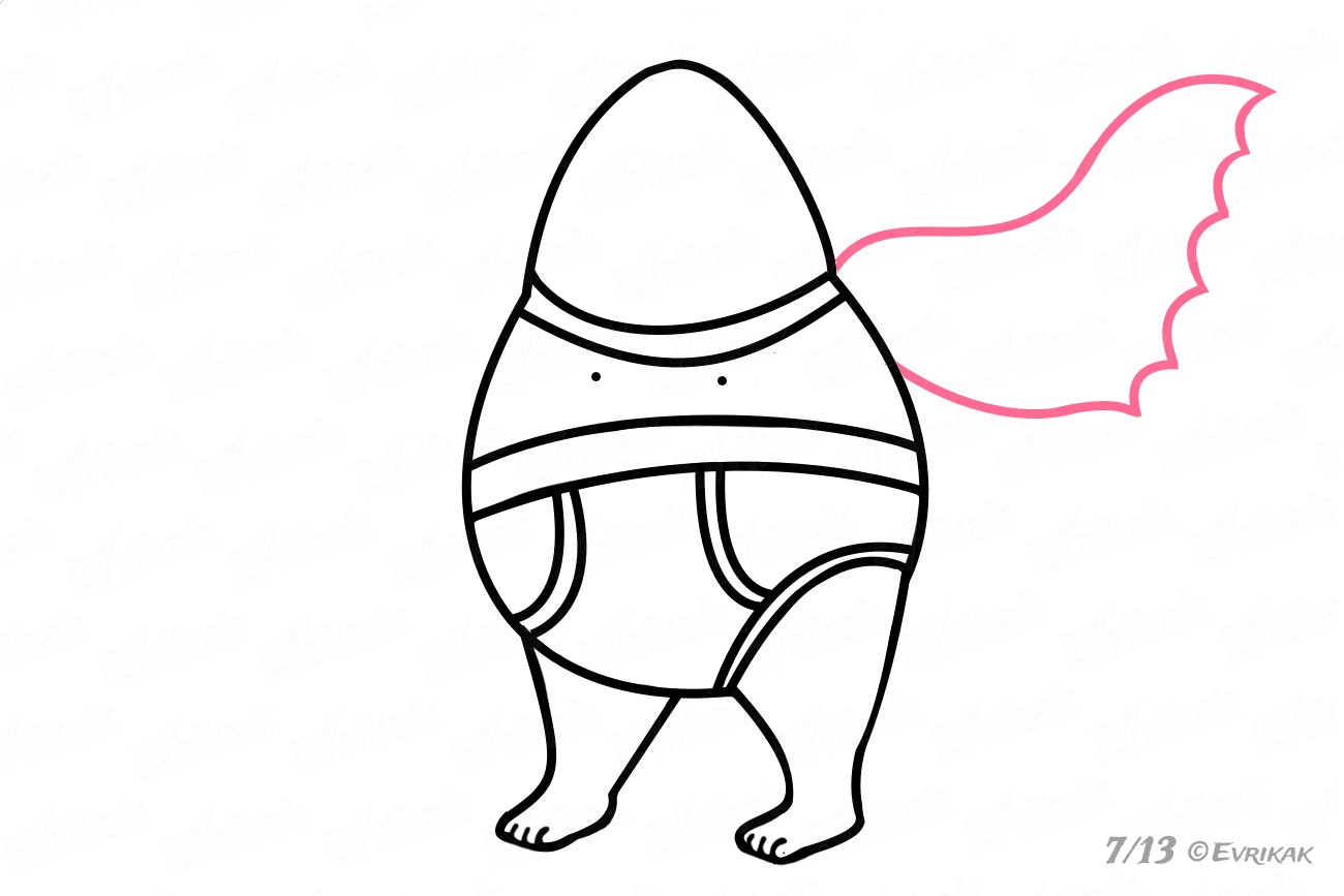 1300x867 How To Draw Captain Underpants From The Cartoon Using A Pencil