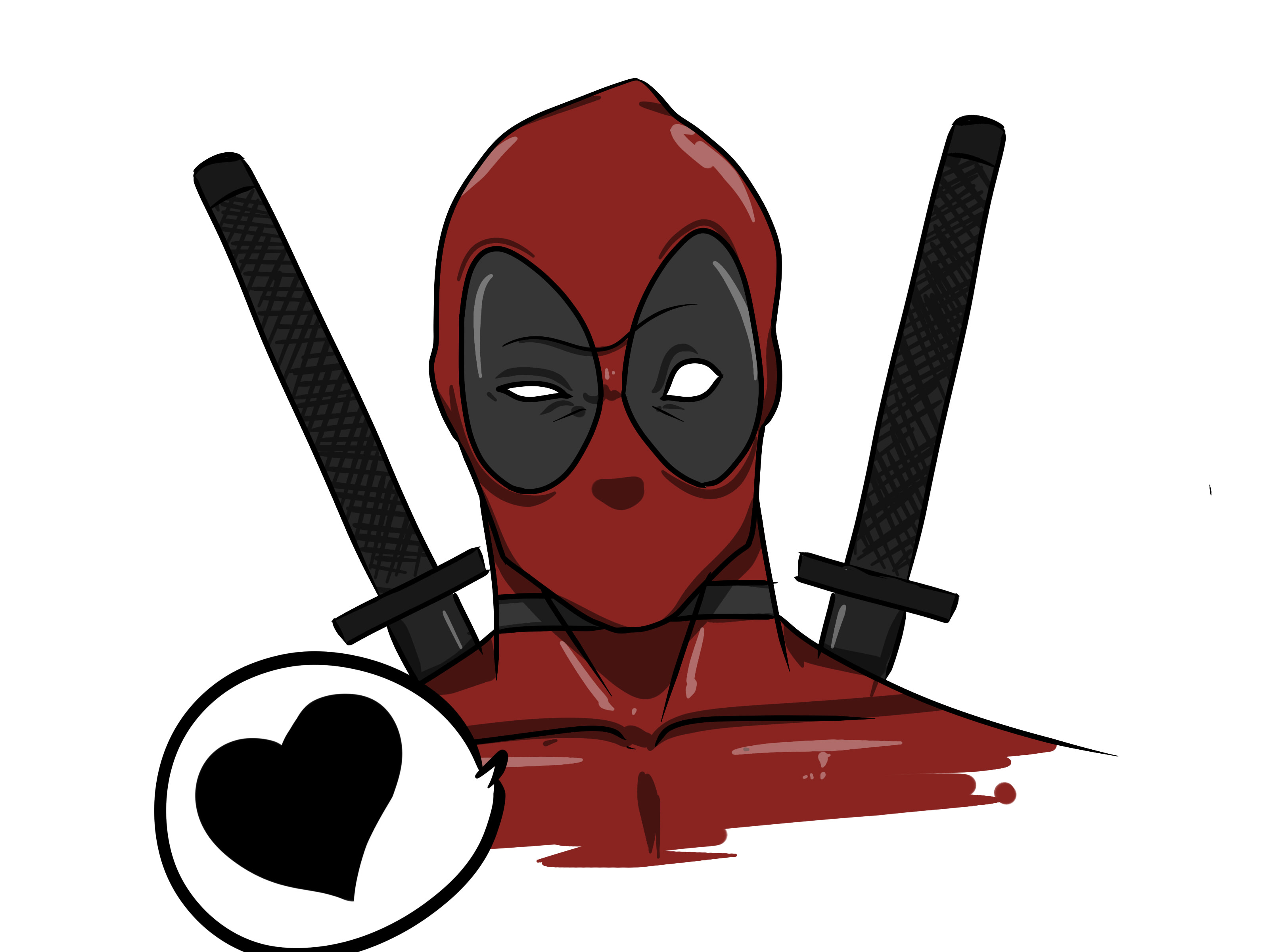 3200x2400 How To Draw Deadpool