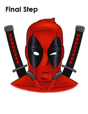 300x388 How To Draw Deadpool