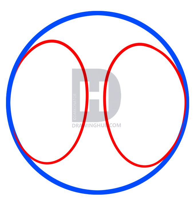 685x707 How To Draw The Deadpool Symbol, Step