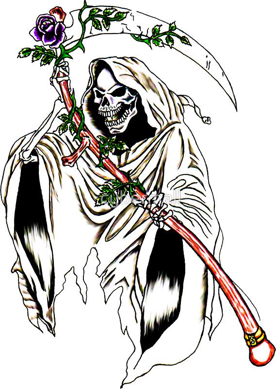 569x800 Death Angel Sticker