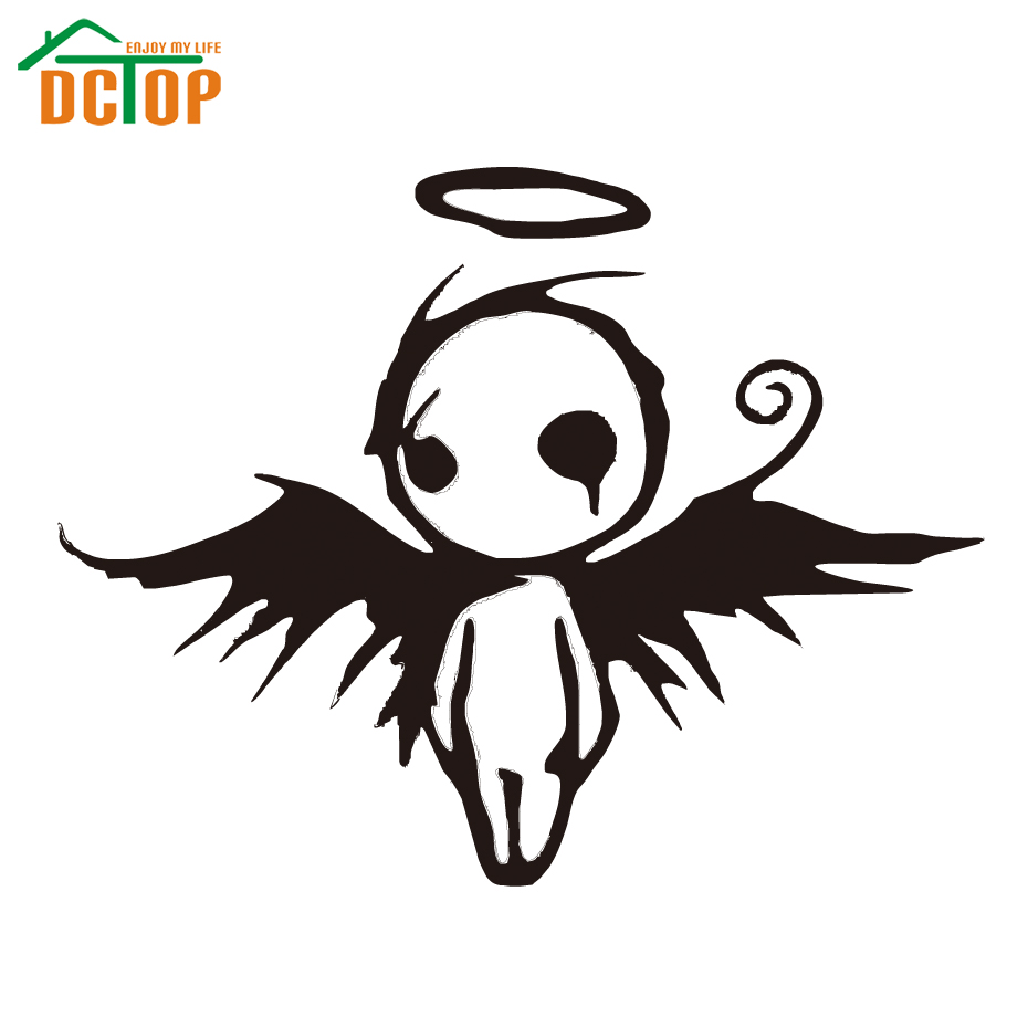 930x930 Gothic Dark Fallen Angel Of Death Car Decal Autor Laptop Sticker