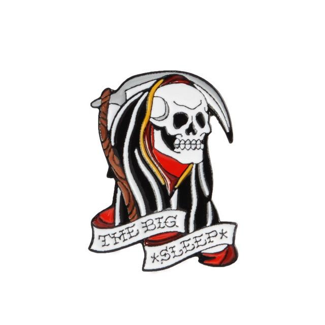 640x640 The Death Angel Enamel Pin Vinty Jewelry