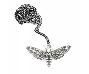 300x250 Death's Head Hawkmoth Necklace