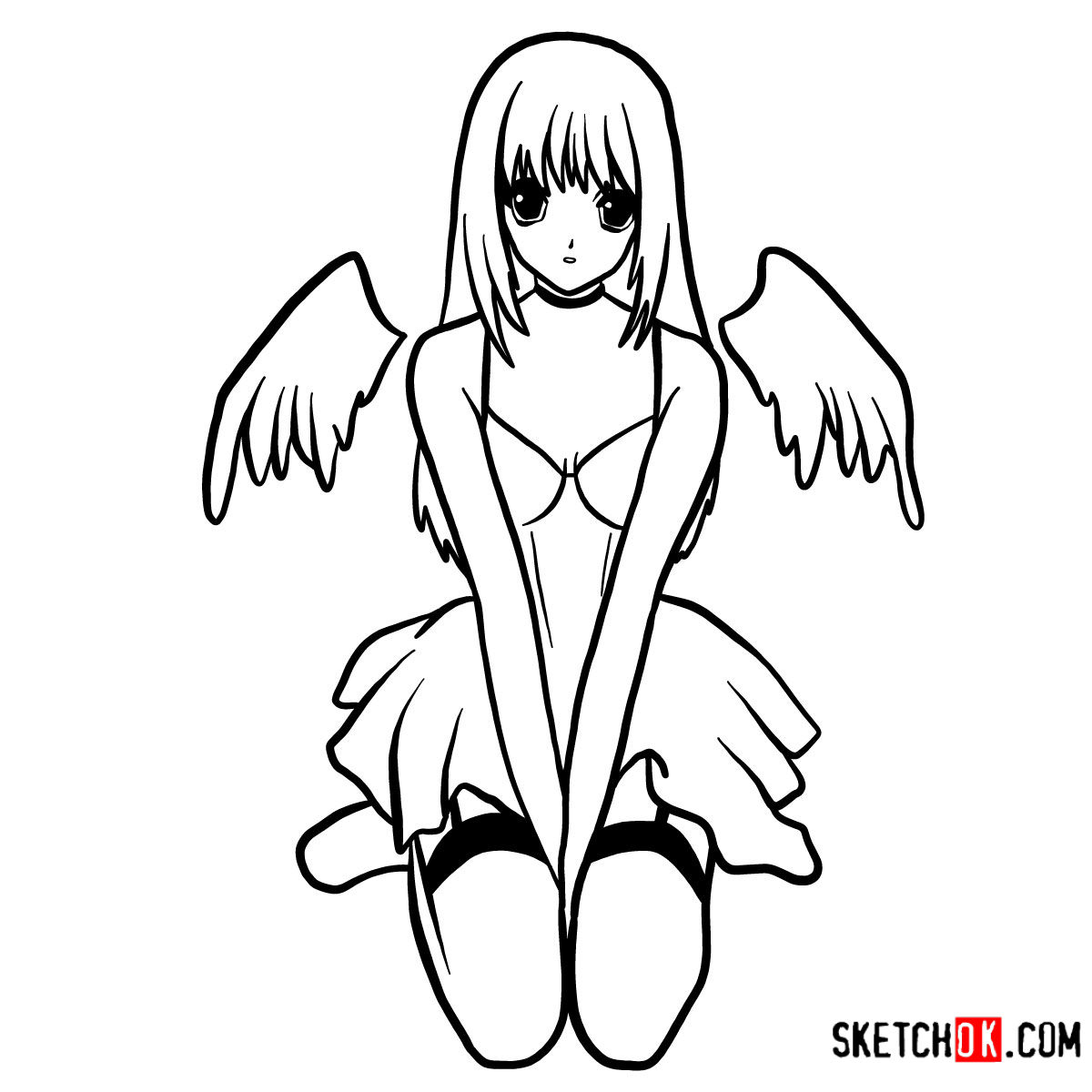 1200x1200 how to draw misa amane as an angel death note