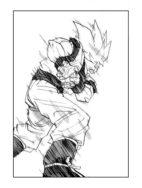 500x660 Vegeta Drawing Death For Free Download