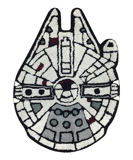 452x543 jay franco and sons star wars classic falcon vs death star tufted