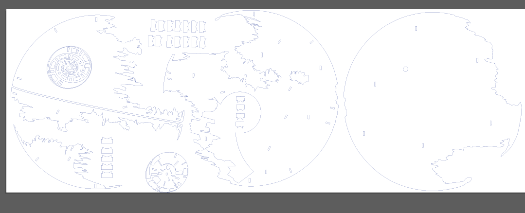 1079x438 Deathstar Wall Laser Cut For May