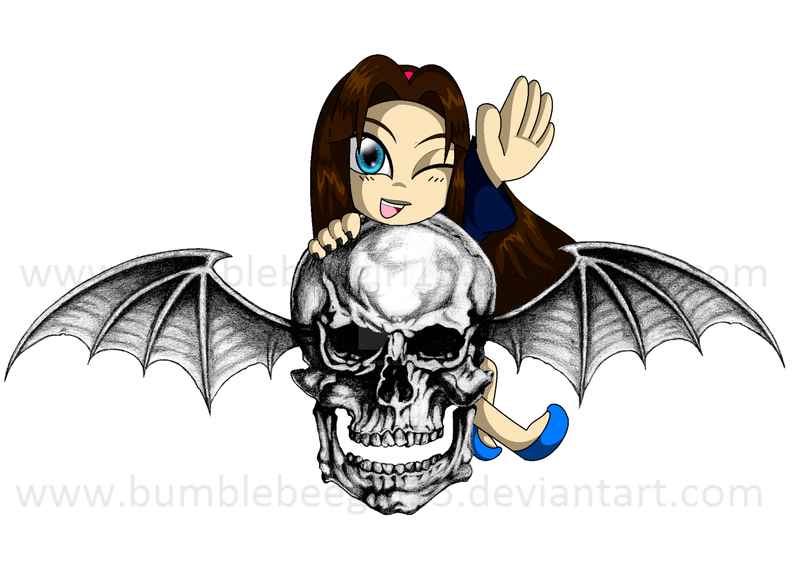 1600x1163 Avenged Sevenfold Deathbat Drawing