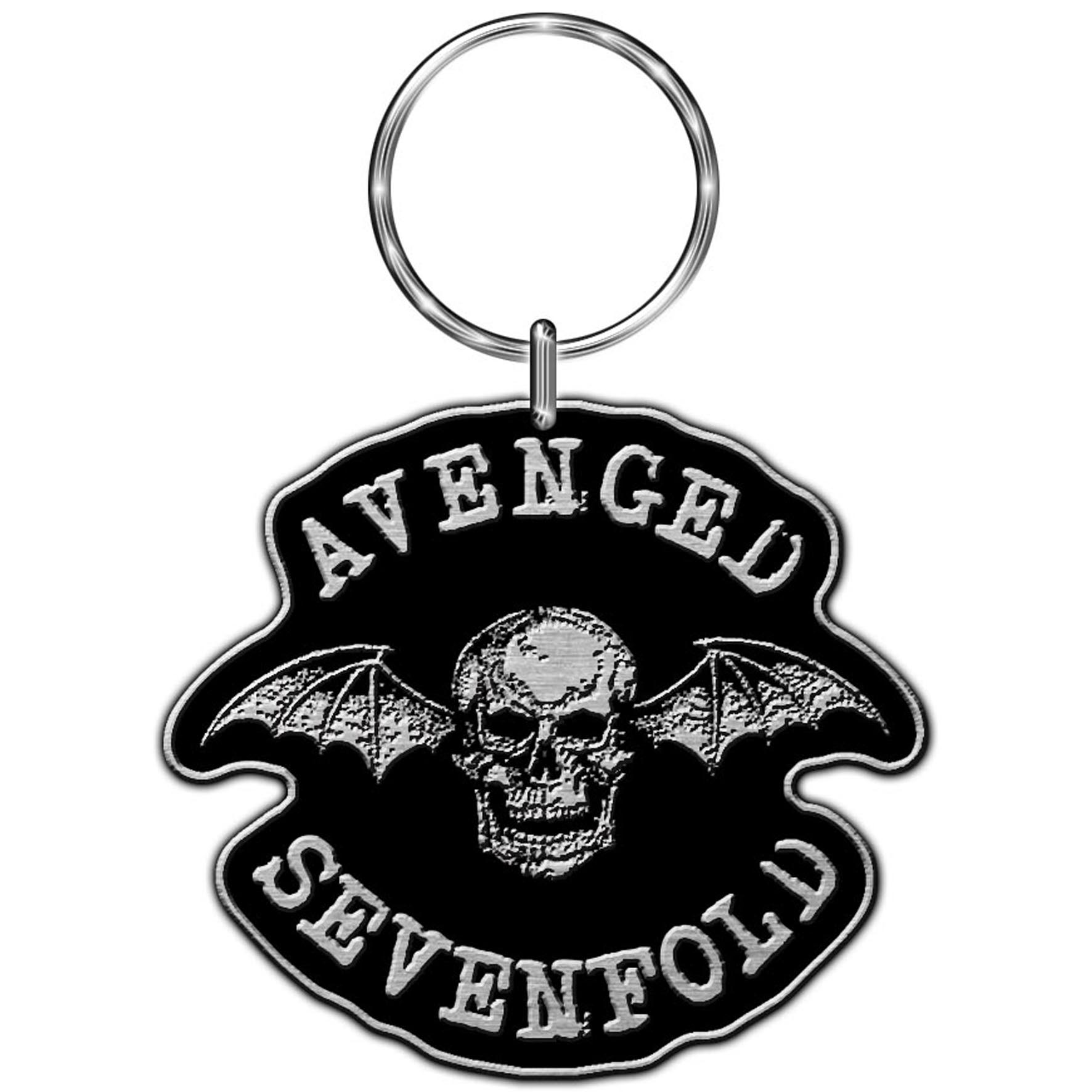 1772x1772 avenged sevenfold keyring death bat