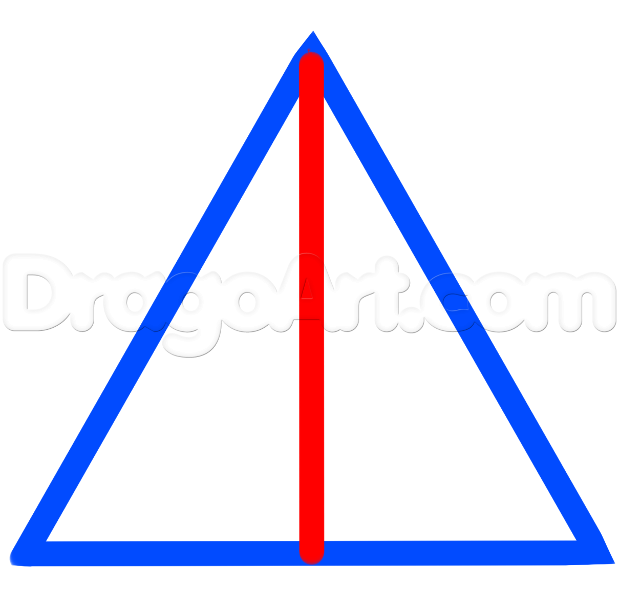 1209x1191 how to draw the deathly hallows, step