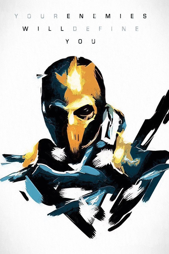 683x1024 deathstroke batman arkham origins game poster my hot posters