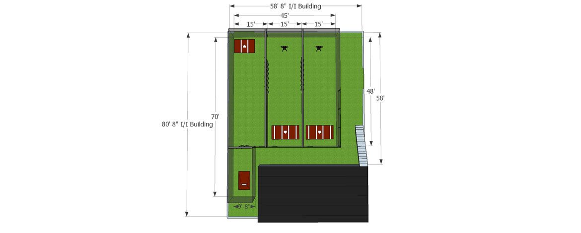 1170x470 Nextup Baseball Academy Architectural Drawings Duarte Indoor