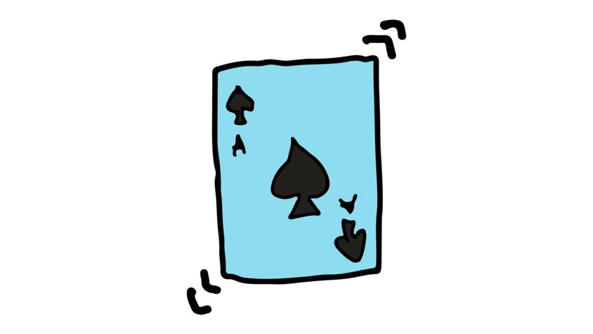 852x480 Playing Card Symbols Queen Of Hearts Stock Video Footage