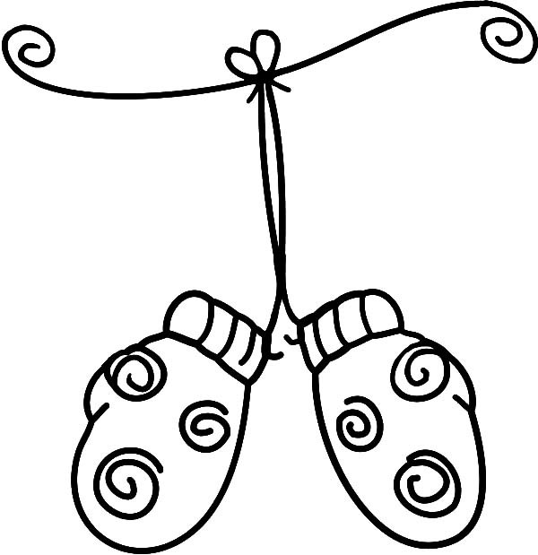 600x619 Mittens Clipart Drawing