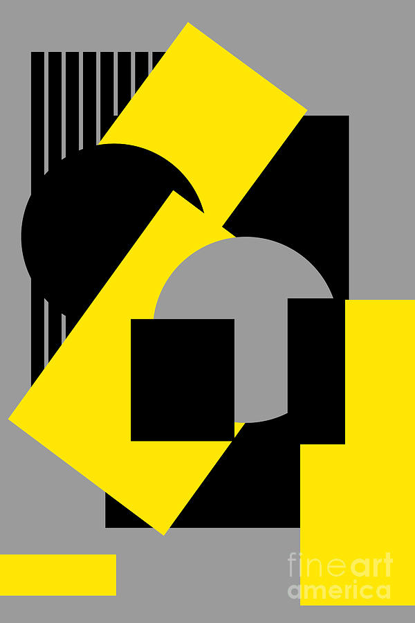 600x900 geometrical abstract art deco mash up gray yellow drawing
