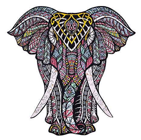 466x465 Hartmaze Wooden Jigsaw Puzzles Decorative Elephant