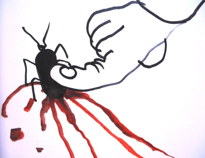 700x542 Tueurs De Cafards + Colored Dedication Drawing