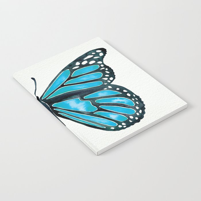 700x700 blue morpho butterfly notebook