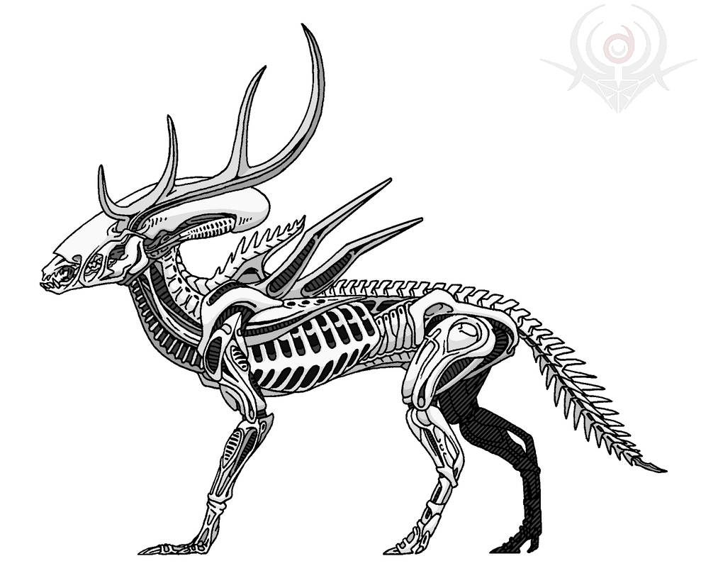 989x808 Deer Alien