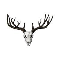 200x200 Deer Skull Free Vector Art