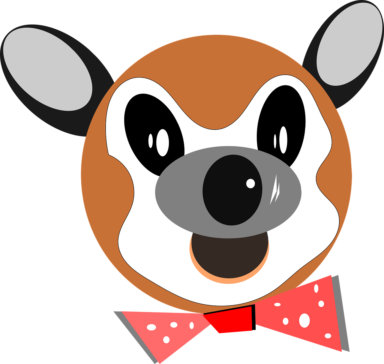 1280x1213 Animal, Deer, Cartoon, Toy, Face