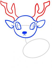 220x302 How To Draw How To Draw A Deer For Kids