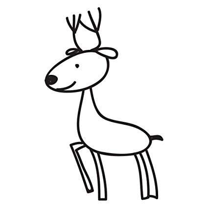 Deer Drawing For Kids | Free download on ClipArtMag