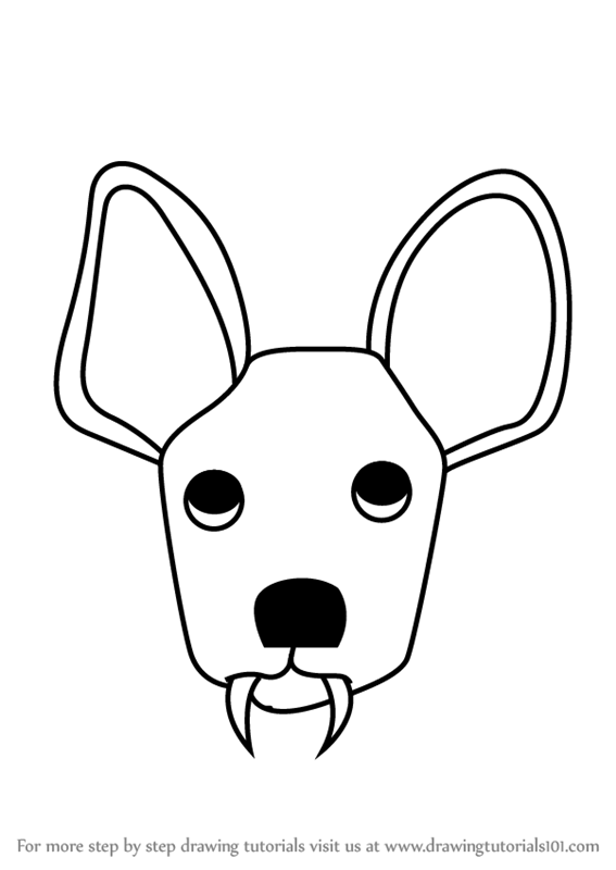 567x800 Learn How To Draw A Water Deer Face For Kids