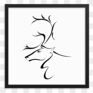 320x320 Deer Head Silhouette