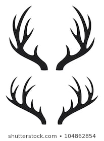 206x280 Huge Collection Of 'deer Horn Drawing' Download More Than