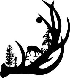 236x261 Deer Skull Vector Family Clipart