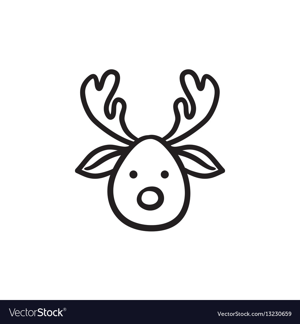 1000x1080 Huge Collection Of 'christmas Deer Drawing' Download More Than