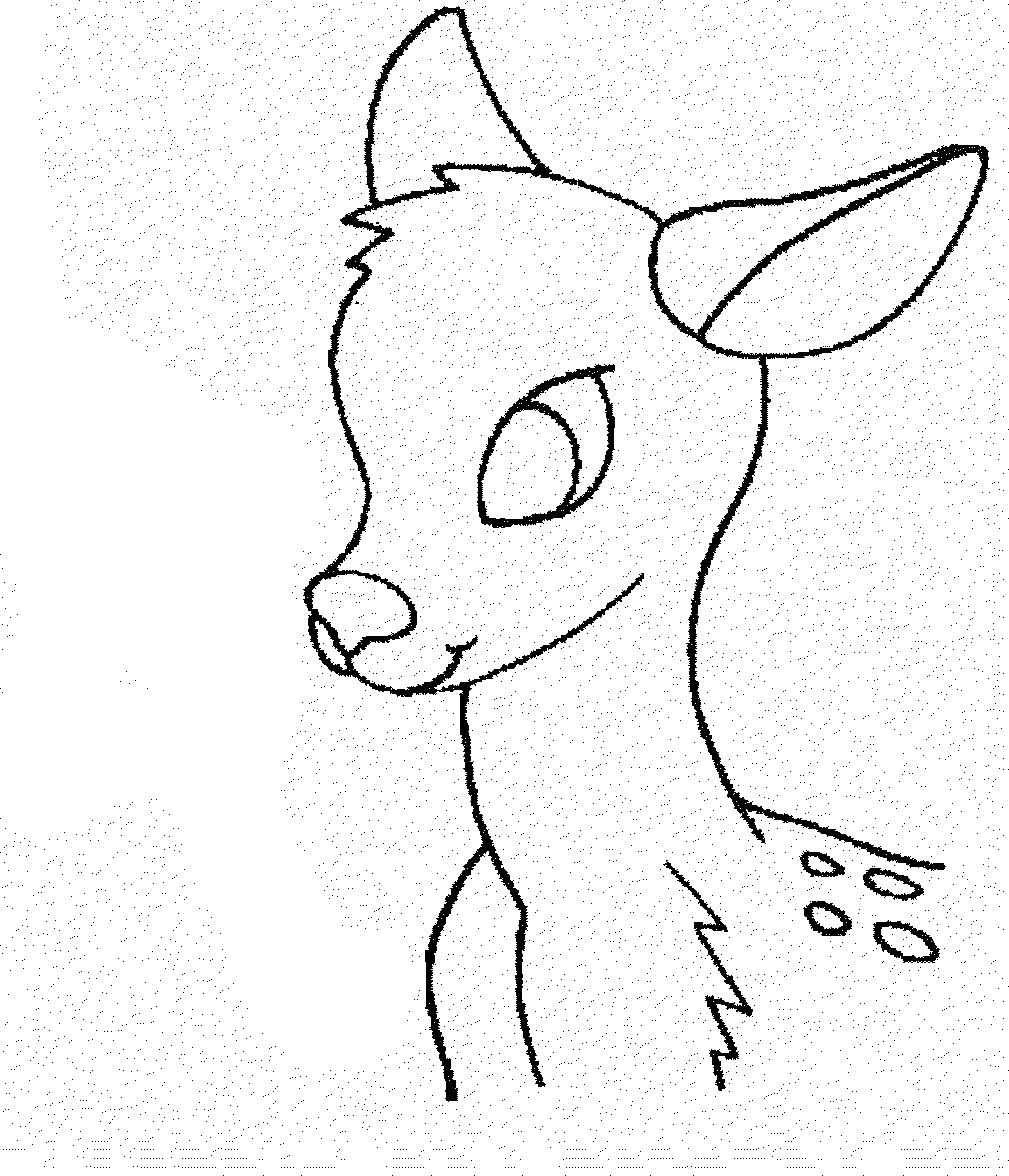 2000x2330 How To Draw A Deer