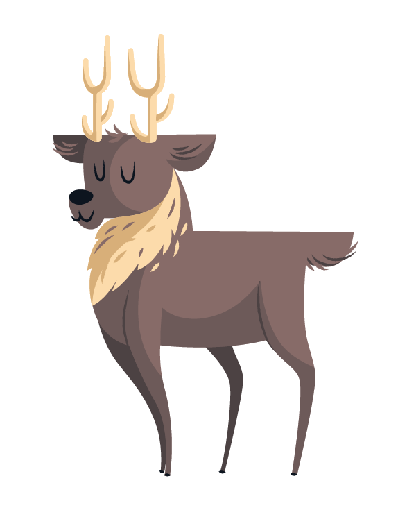 600x735 Create A Cute Deer Illustration In Adobe Illustrator