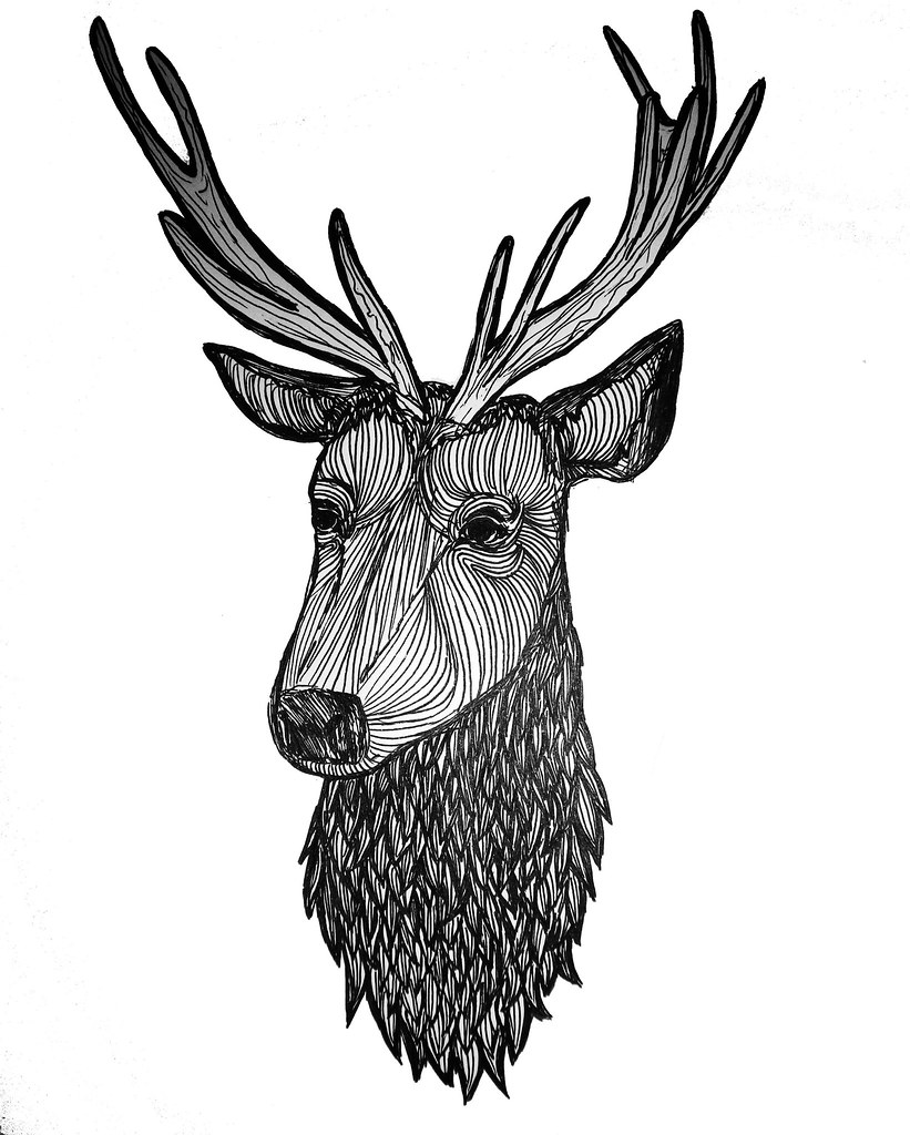 821x1024 The World's Best Photos Of Antlers And Ink