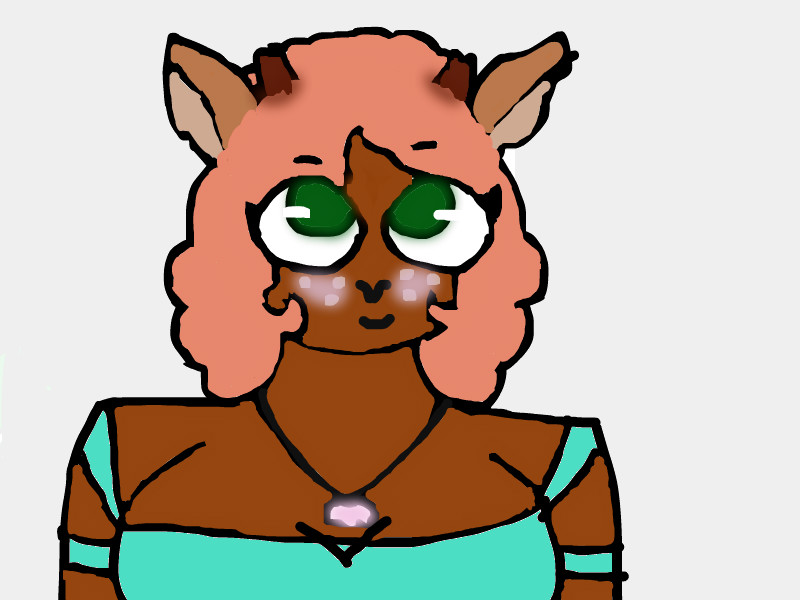 800x600 deer girl thingy a fantasy speedpaint drawing