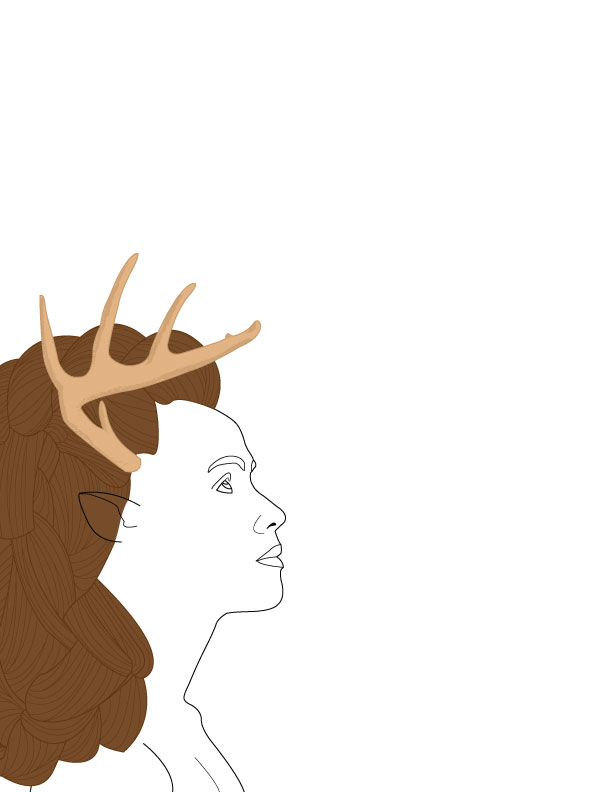 612x792 Wip Deer Girl