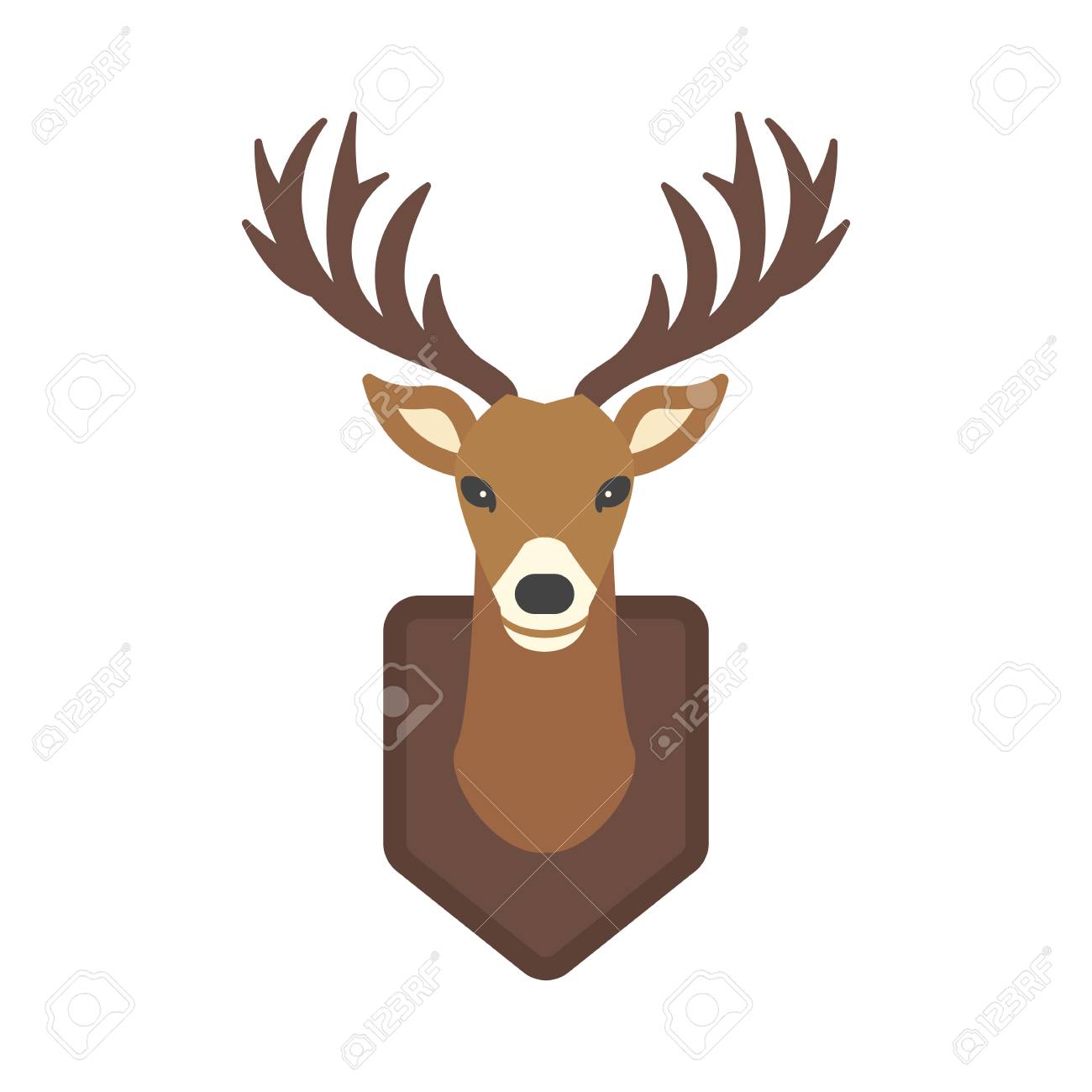 1300x1300 Huge Collection Of 'reindeer Head Drawing' Download More Than