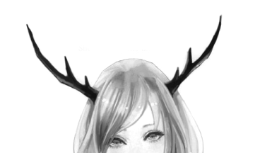 385x216 Drawn Horns Png Tumblr