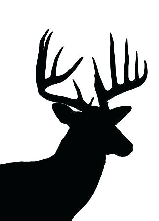 325x450 Deer Outline Embroidery Design Clipart Face Drawing