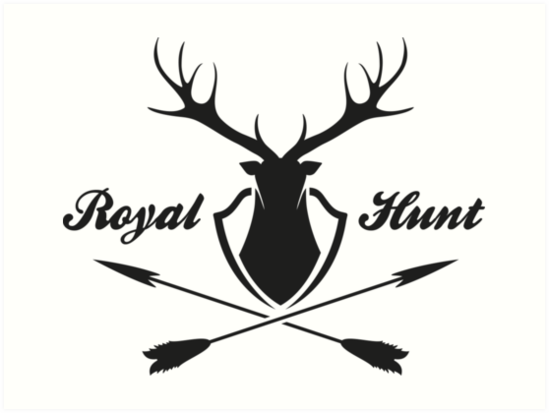 549x413 Deer Hunting Emblem Art Prints