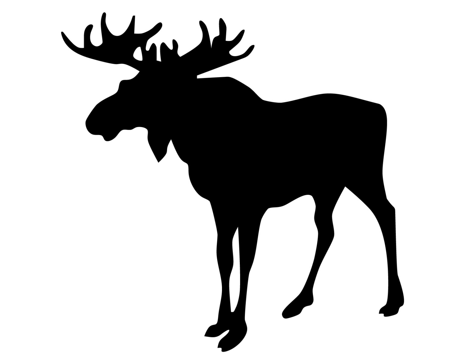 1500x1200 Moose Drawing Hunting For Free Download