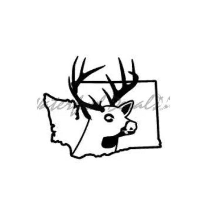794x794 Virginia Deer State Buck Hunting Car Truck Window Bumper Vinyl Etsy