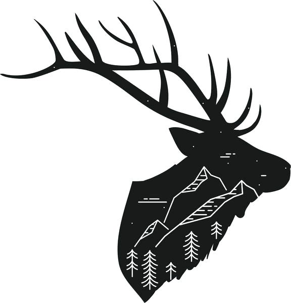 576x600 Drawing Moose Image Maine Moose Drawing