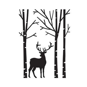 300x300 darice deer in forest embossing folder