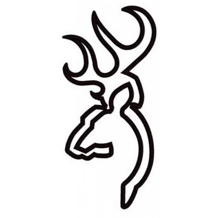 700x700 Deer Line Art