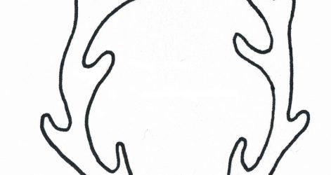 471x250 Antler Line Drawing Flowers A Buck Big Tutorial Caribou Iydunetwork