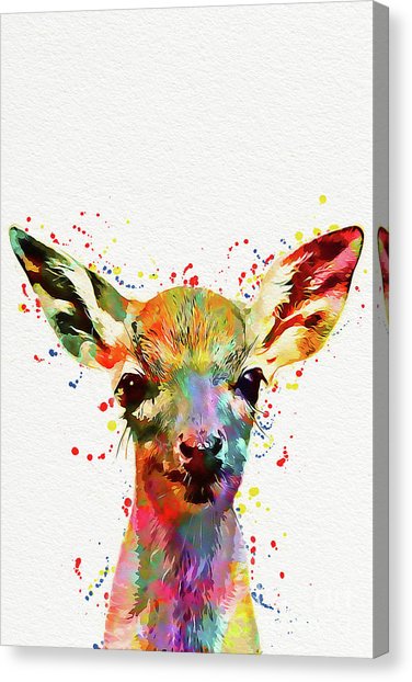 376x622 Deer Drawing Canvas Prints