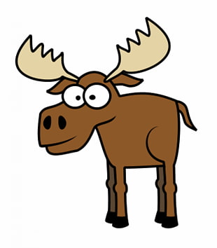 310x354 Moose Deer Drawing Cartoon Cute Moose S Png Clipart Free